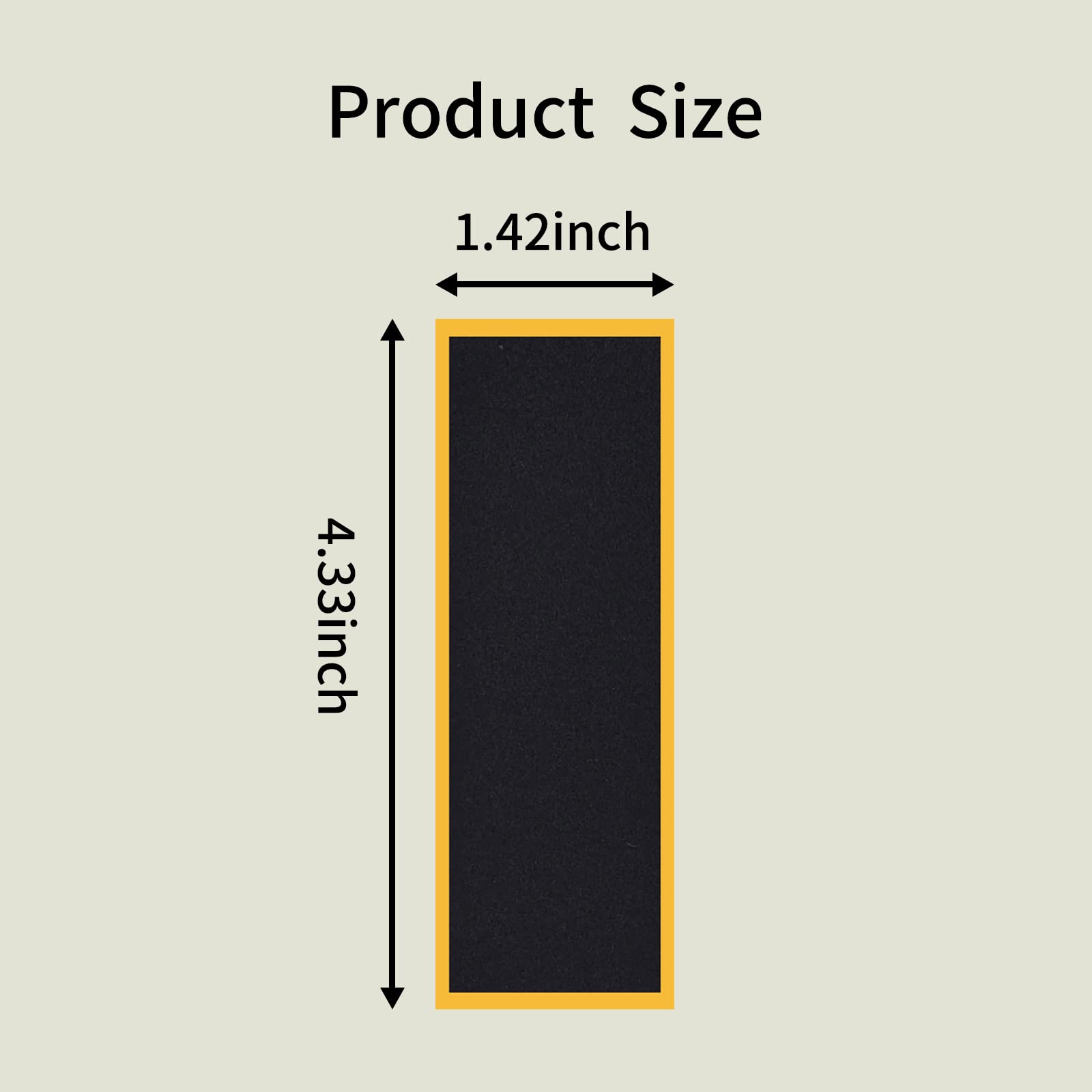 12 Piece Mini Finger Fingerboard Grip Tape,Foam Grip Tape Pro Fingerboard Tech Deck Performance Series?P-rep Professional Original Black Skateboard