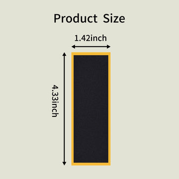 12 Piece Mini Finger Fingerboard Grip Tape,Foam Grip Tape Pro Fingerboard Tech Deck Performance Series?P-rep Professional Original Black Skateboard