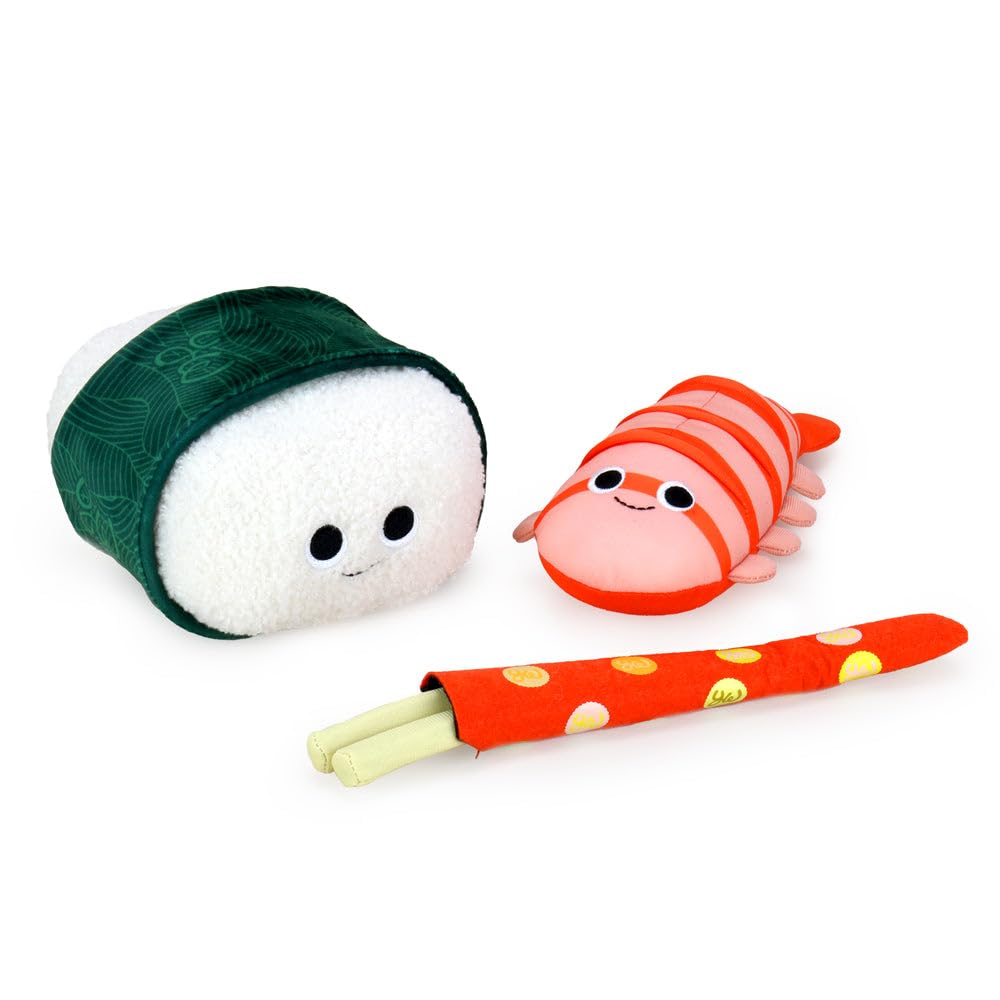 Kidrobot Yummy World Bubba Shrimp Nigiri 10 Inch Interactive Plush