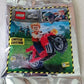 LEGO Jurassic World: Owen Grady Minifigure with Motorcycle - Ages 6+ (1 pcs)
