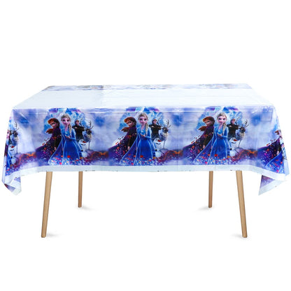 Losede 2pcs Birthday Party Tablecloth Table Cover, Birthday Supplies Decorations (Style 2)
