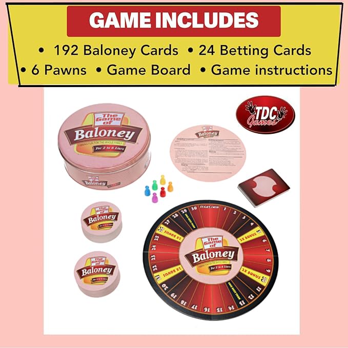 TDC Games The Game of Baloney Board Game