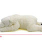TAMMYFLYFLY Sleep Polar Bear Plush,Cute Stuffed Animal, Plush Toy, 14 Inches Soft Toy (Medium)