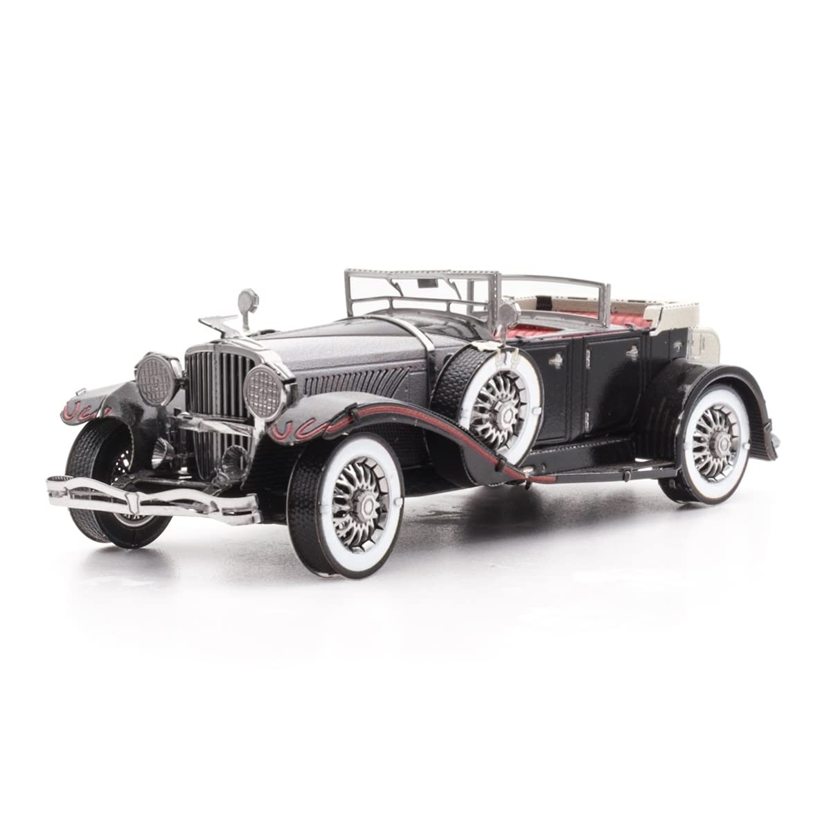 Metal Earth Puzzle 3D Car Duesenberg Ii Sj 1934. Vehicle Metal Puzzle. Building Models for Adults Challenging Level 10.01 X 3.99 X 2.59 Cm