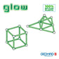 Geomag, Glow Recycled, Magnetic Constructions with Glow Effect, Magnetic Bars Glowing in The Dark, 25-Piece Pack, 100% Recycled Plastic