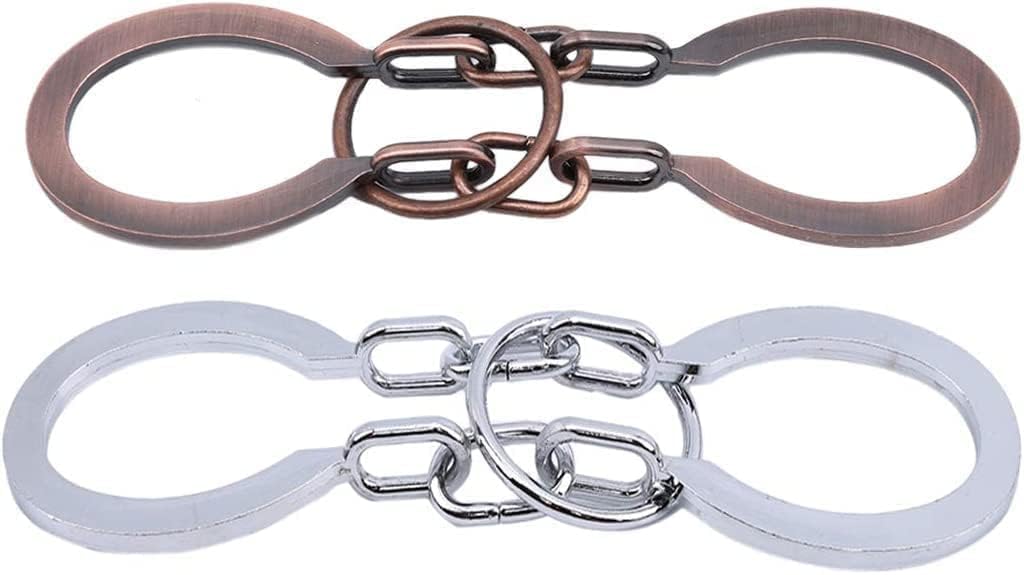 God Lock Puzzle Metal Ring Solution Intellectual Deduction Unlock Puzzle Brain Tease Unlock Horseshoe Buckle Gift, Assembly and Disentanglement