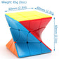 Twisty Speed Cube 3X3X3 Twisted Magic Cube Puzzle Toy Stickerless Colorful