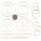 Game Room Guys Gottlieb Quartette Pinball White Rubber Ring Kit