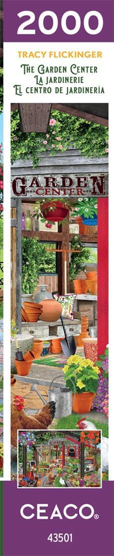 Ceaco - The Garden Center - 2000 Piece Jigsaw Puzzle for Adults