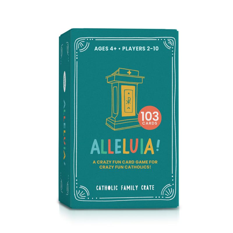 CATHOLIC FAMILY CRATE Alleluia! Catholic Card Game for Kids, Family Card Games