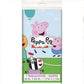 Unique Multicolor Peppa Pig Rectangular Plastic Table Cover (54" x 84") - Durable & Vibrant Design, Perfect for Parties and Events