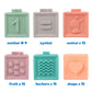 Litand Soft Stacking Blocks for Baby - Sensory Montessori Toys Toddler Activities - Gifts for Boy Girl 6 9 12 18 Months 1 2 3 Year Old Birthday