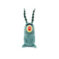 Youtooz Plankton Sitting Plush 9" Inch, Spongebob Official Licensed Stuffed Plushie, Plankton the Chum Bucket from Spongebob Squarepants