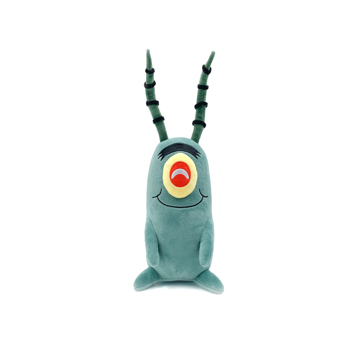 Youtooz Plankton Sitting Plush 9" Inch, Spongebob Official Licensed Stuffed Plushie, Plankton the Chum Bucket from Spongebob Squarepants