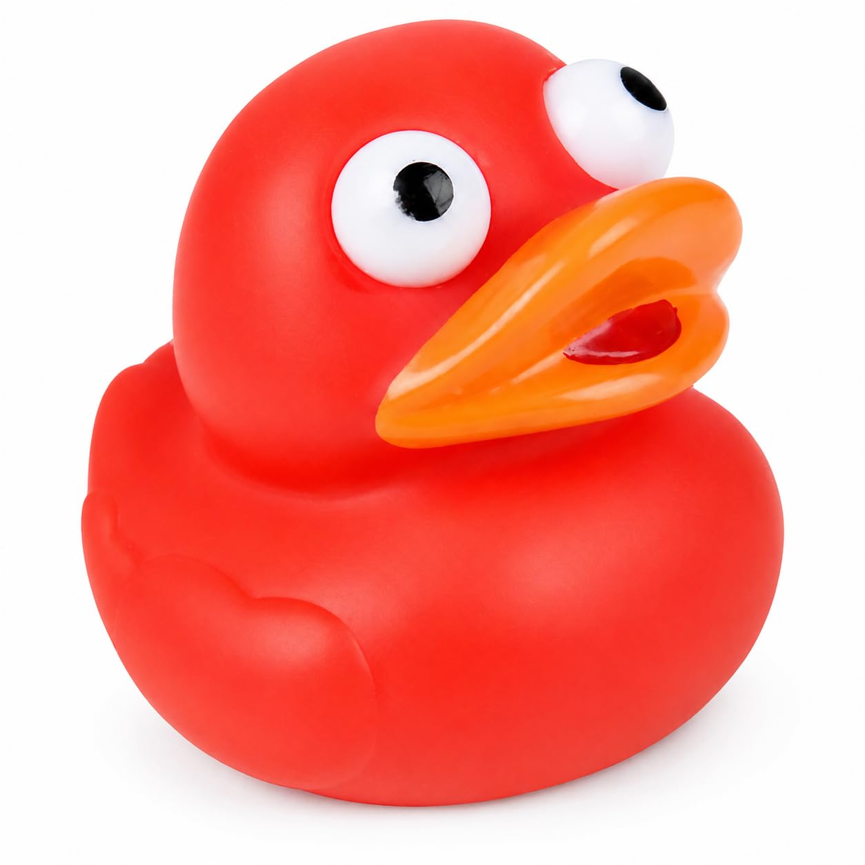 The Dreidel Company 5-Count Rubber Duck Eye Poppers, Squeeze to Quack, Toy Assortment Duckies for Kids, Bath Birthday Gifts Baby Showers Summer Beach