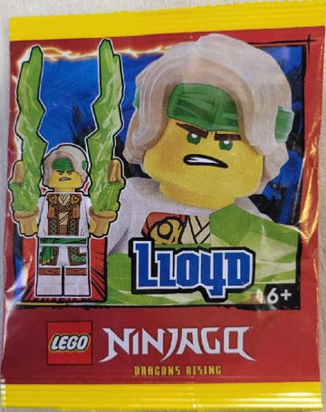 LEGO Ninjago Dragons Rising Season 2: Master Lloyd Minifigure with Energy Blades
