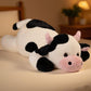 Crillop Weighted Plush Cow Stuffed Animal, 25.6 inches, 5 lbs, Soft Plushie for Kids and Adults (Cow Large)