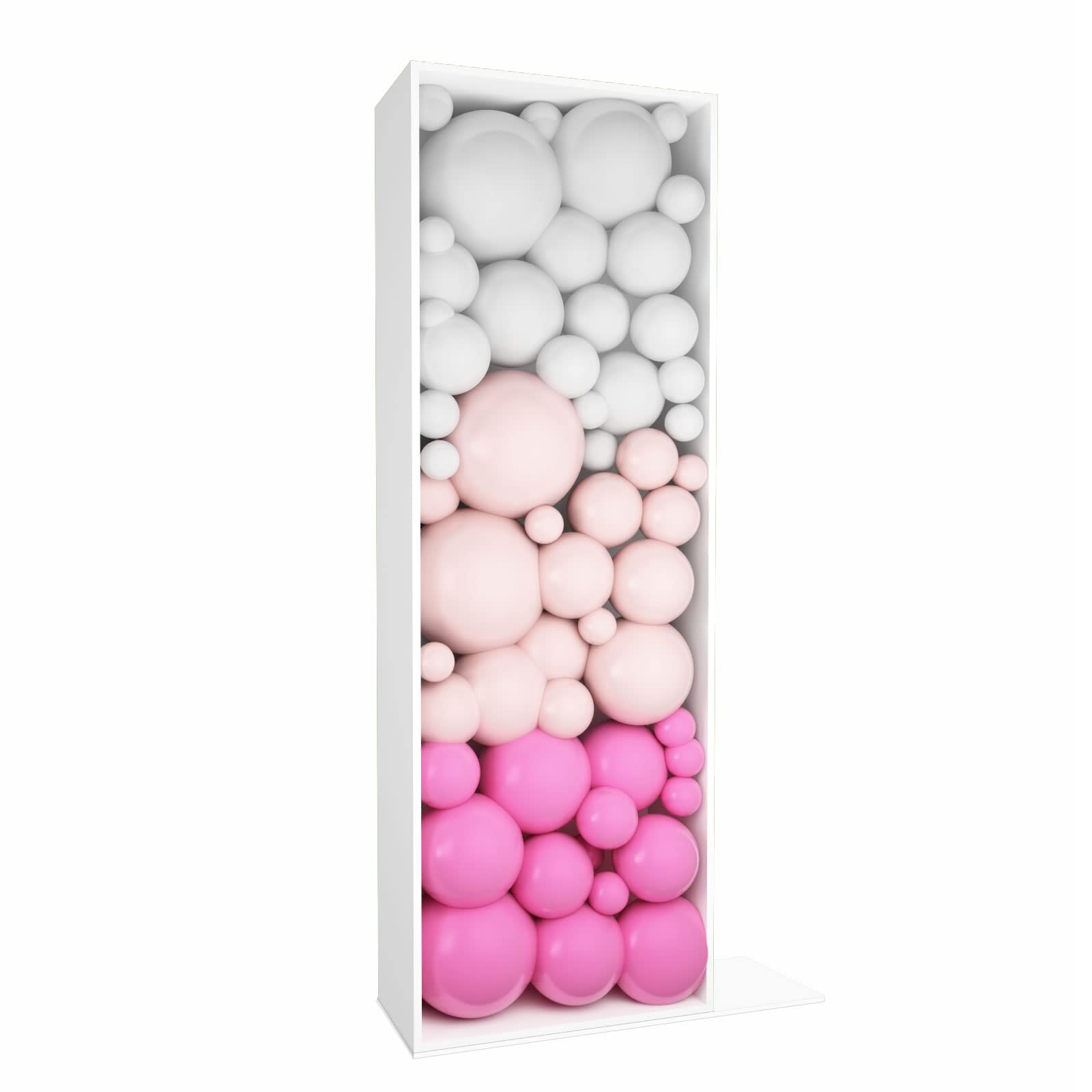 3FT Tall Mosaic Balloon Frame Letters Big Marquee Light Up Letters DIY Kit for Birthday Party Wedding Backdrop Decor Letter I Pre-Cut Foam Board