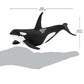 Safari Ltd. Wild Safari Sea Life Orca Figurine - Realistic 6" Killer Whale Model Figure - Educational Toy for Boys Girls & Kids Age 3+