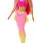 Barbie Dreamtopia Mermaid Doll with Pink Hair, Pink & Yellow Ombre Tail & Headband Accessory
