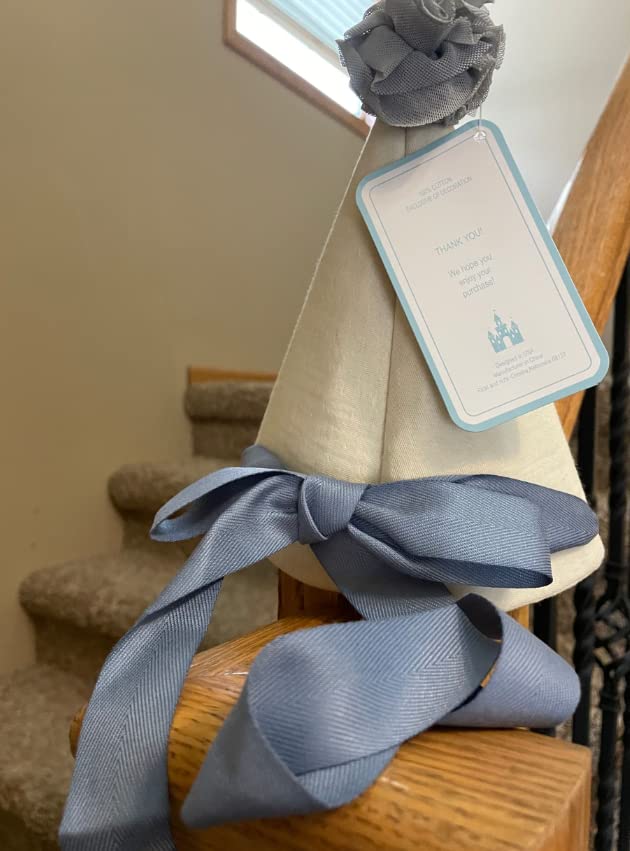 Ricki and Richi It is my Birthday - Kid/Teen/Adult Party Hat with Ribbon (Blue Ribbon)