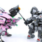 LEGO Overwatch D.Va and Reinhardt 75973 Mech Building Kit with Popular Overwatch Character Minifigures and Buildable Rocket Hammer (455 Pieces)