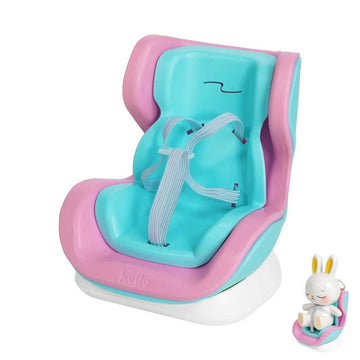 KBBYT Doll Car Seat for 6-7 Inch Dolls with Elastic Strap & Magnetic Base - Vent Clip Mount and Desk Stand, for Blind Box Collectors