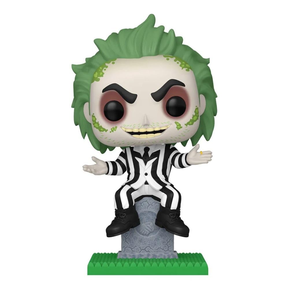 Funko Pop Glows in The Dark Special Edition Beetlejuice on Tombstone Vinyl Figure