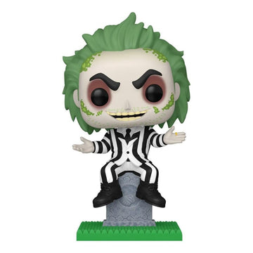 Funko Pop Glows in The Dark Special Edition Beetlejuice on Tombstone Vinyl Figure