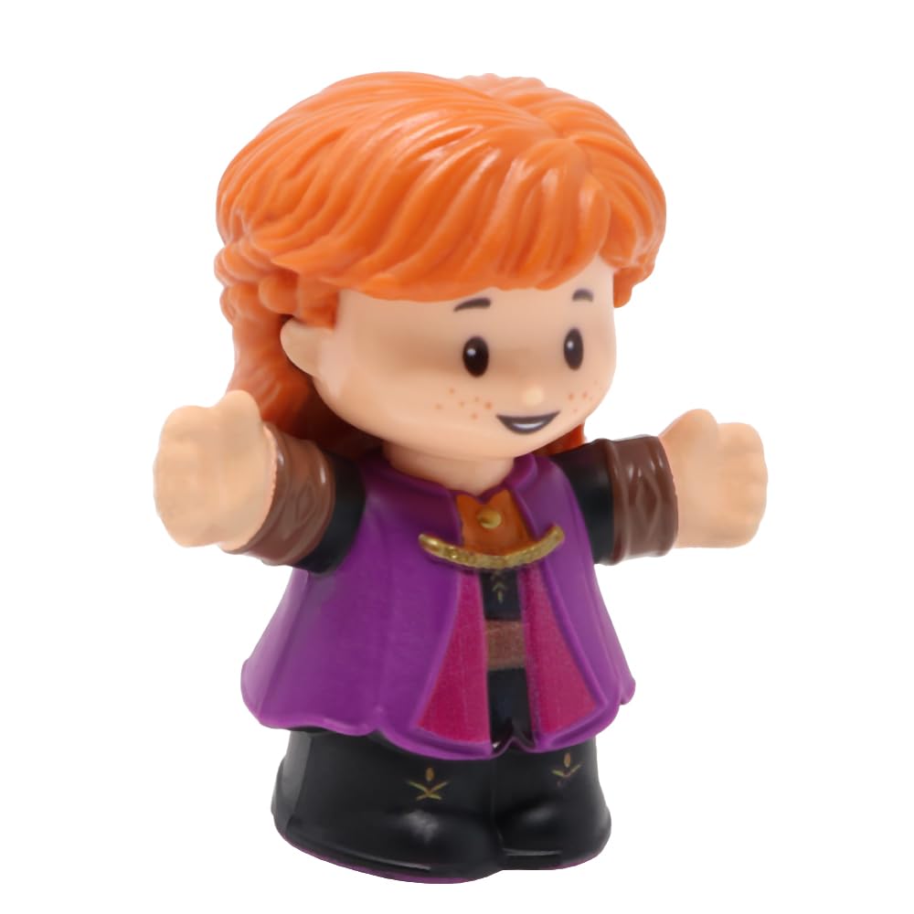 Fisher-Price Replacement Part for Collectible Little People Frozen Castle Anna and Kristoff's Sleigh Playset GWR87 - Replacement Princess Anna Figure
