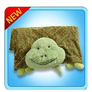 The Original Pillow Pets Turtle Blanket (Green)