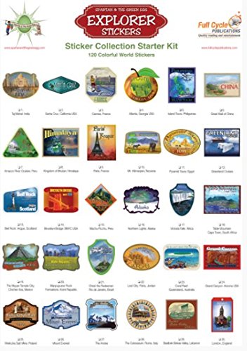 Spartan & the Green Egg Explorers Sticker Set with Tin - Set # 1