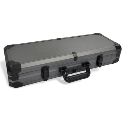 MRC POKER Deluxe Poker Chip Case Gray (500 Chips Capacity)