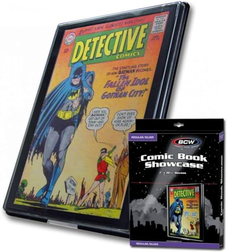 BCW Comic Book Showcase Frame - 1 Pack | Current/Modern Age Display Case | Wall-Mount Holder for Comics