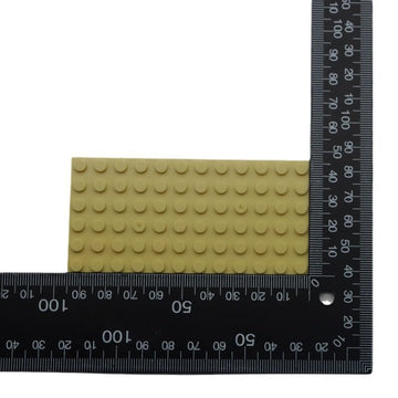 Classic Grey Plates Bulk, Dark Gray Plate 6x12, Building Plates Flat 10 Piece, Compatible with Lego Parts and Pieces: 6x12 Gray Plates(Color: Dark