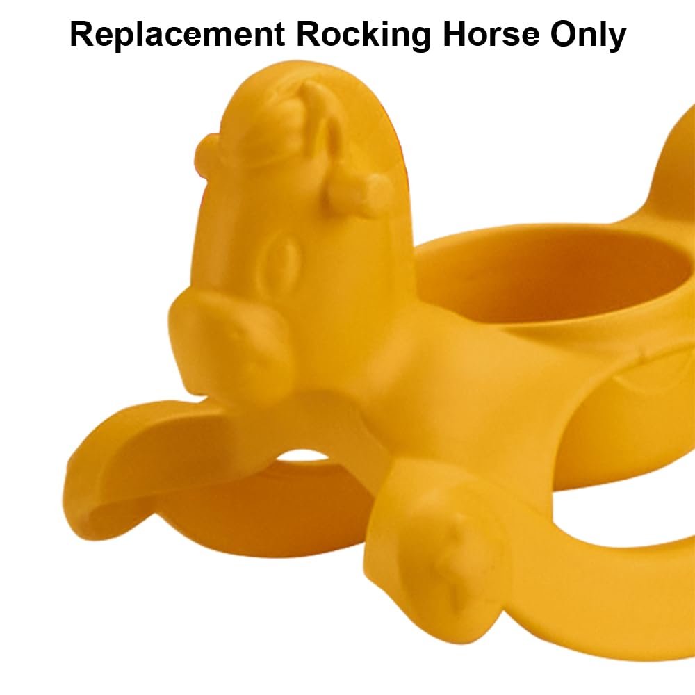 Fisher-Price Replacement Part Little-People Playset - HGP72 ~ GLT76 ~ Replacement Yellow Rocking Horse ~ Holds Little People Figure ~ Works Great
