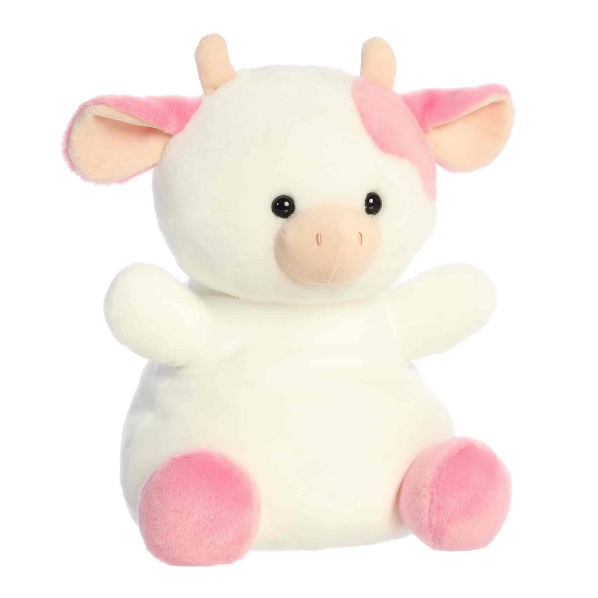 Aurora Palm Pals Party Sized Party-Sized 12" Belle Strawberry Cow Plush