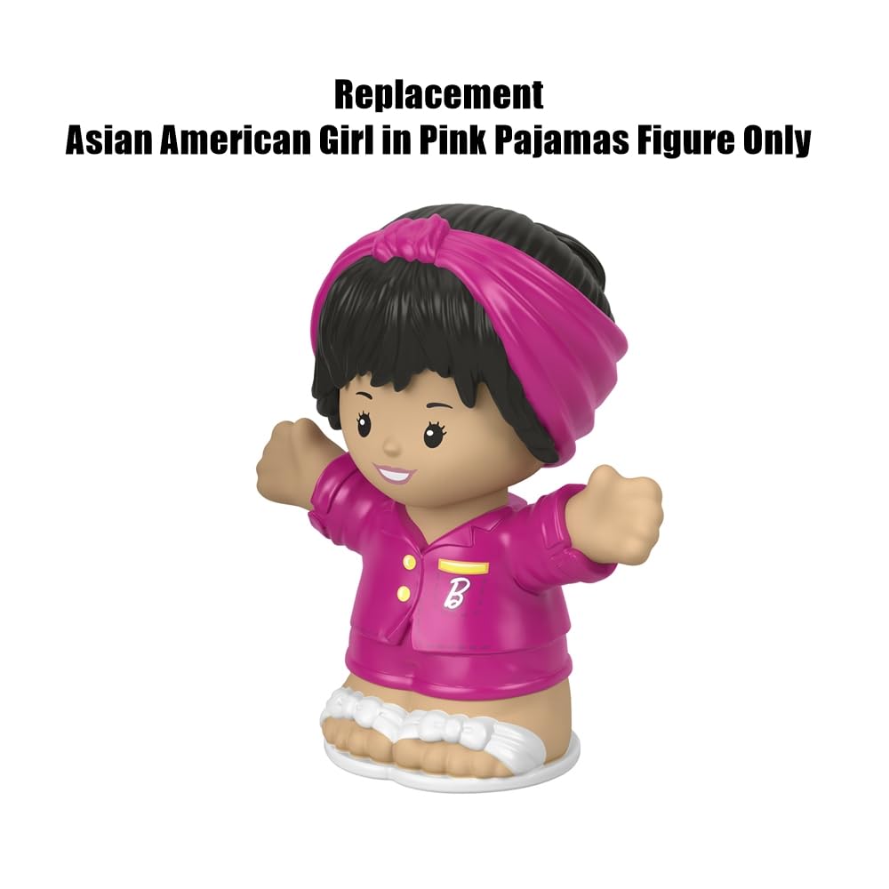 Replacement Part for Fisher-Price Little People Sleepover Fun Playset - HGP68 ~ Inspired by Barbie You Can Be Anything Dollhouse Series ~ Asian