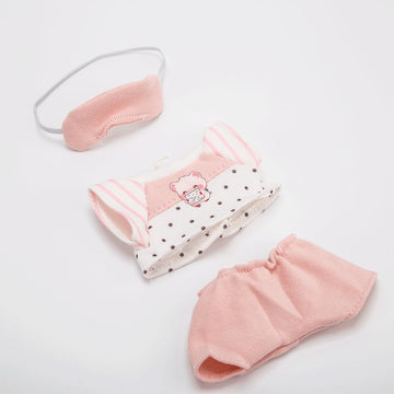 Clothing Set for Labubu Clothes, for Labubu Outfit, for 17cm Dolls, Dolls Clothes Accessories (No Doll) (Pink 2)