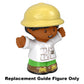 Replacement Part for Fisher-Price Little People Go Wild Safari Guide Figure Pack - GNM37 ~ Replacement Safari Guide ~ Wearing White Shirt ~ Green