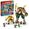 LEGO NINJAGO Lloyd and Arin’s Ninja Team Mechs 71794 Building Toy Set, Featuring 2 Mechs and 5 Minifigures, Idea for Teen Boys, Girls and Kids Ages 9