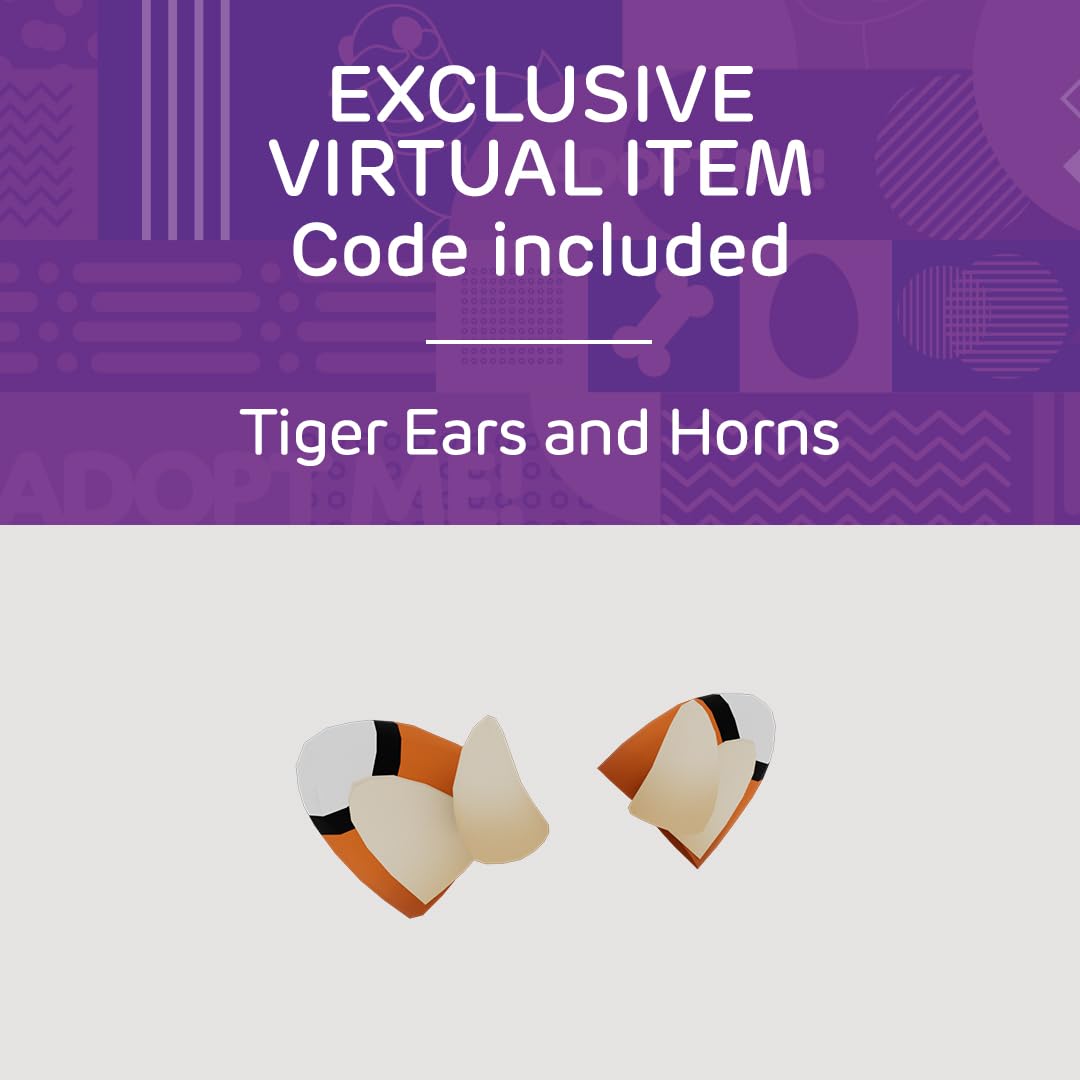 Squishmallows Original Adopt Me! 8-Inch Winged Tiger Plush - Little Ultrasoft Official Jazwares Plush - Virtual Item Code Included