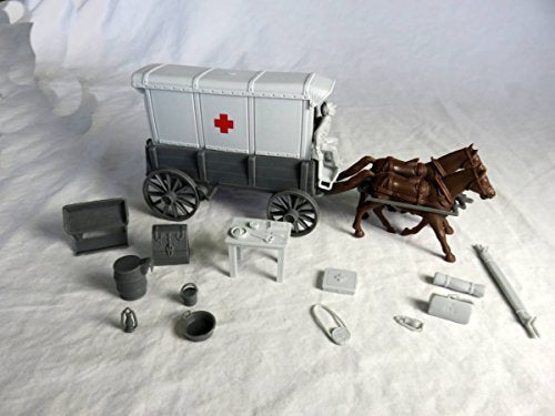 Classic Toy Soldiers, Inc Marx, American Civil War Confederate Ambulance Wagon