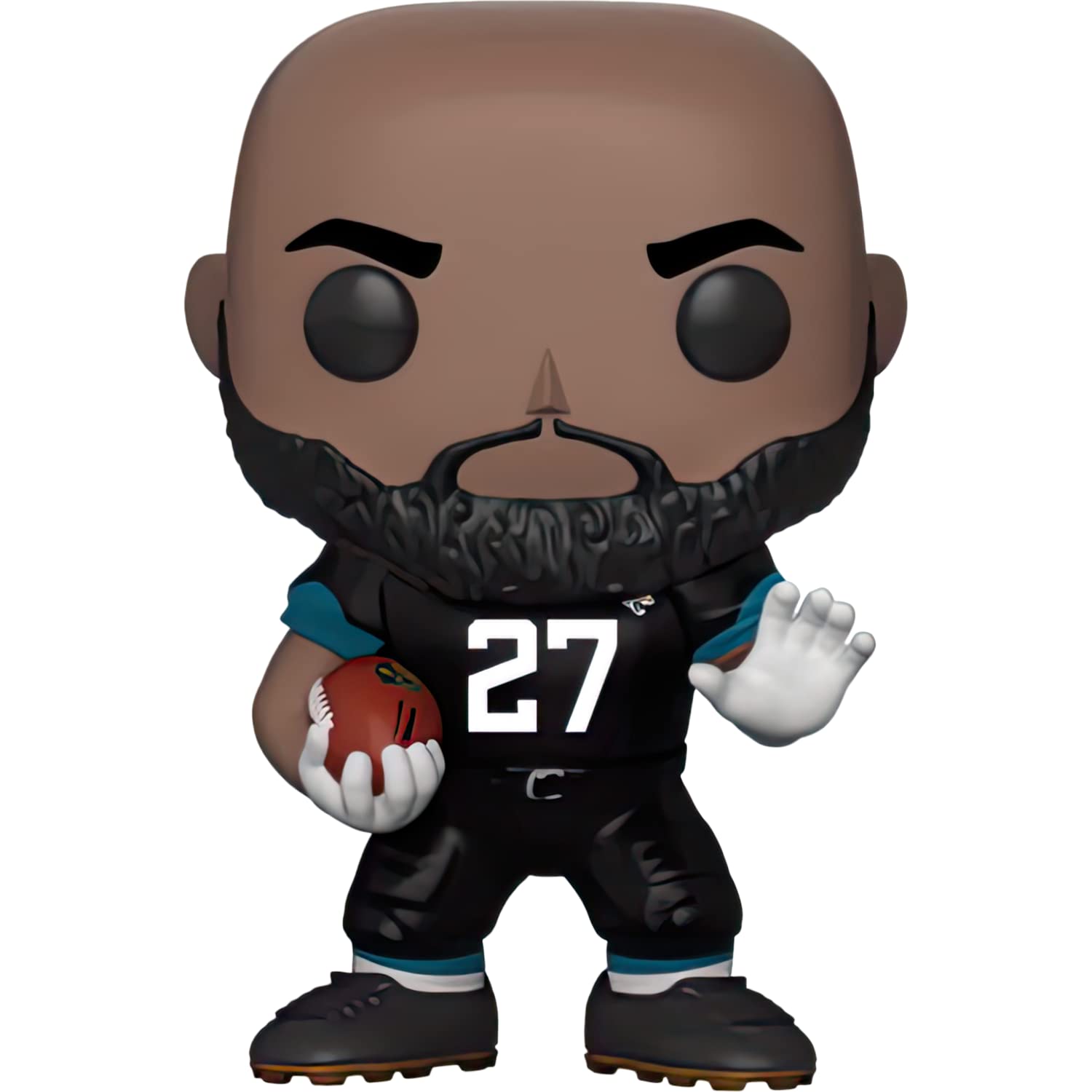 Funko L e o n a r d F o u r n e t t e [J a g u a r s ]: P o p ! Football Vinyl Figurine Bundle with 1 Compatible 'ToysDiva' Graphic Protector