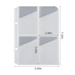 Jeachan 10 Pack 4 Pocket Sleeve for Yoto Card case, 2 Holes Fit 2 Rings Card Case Card Holder Card Binder, Transparent
