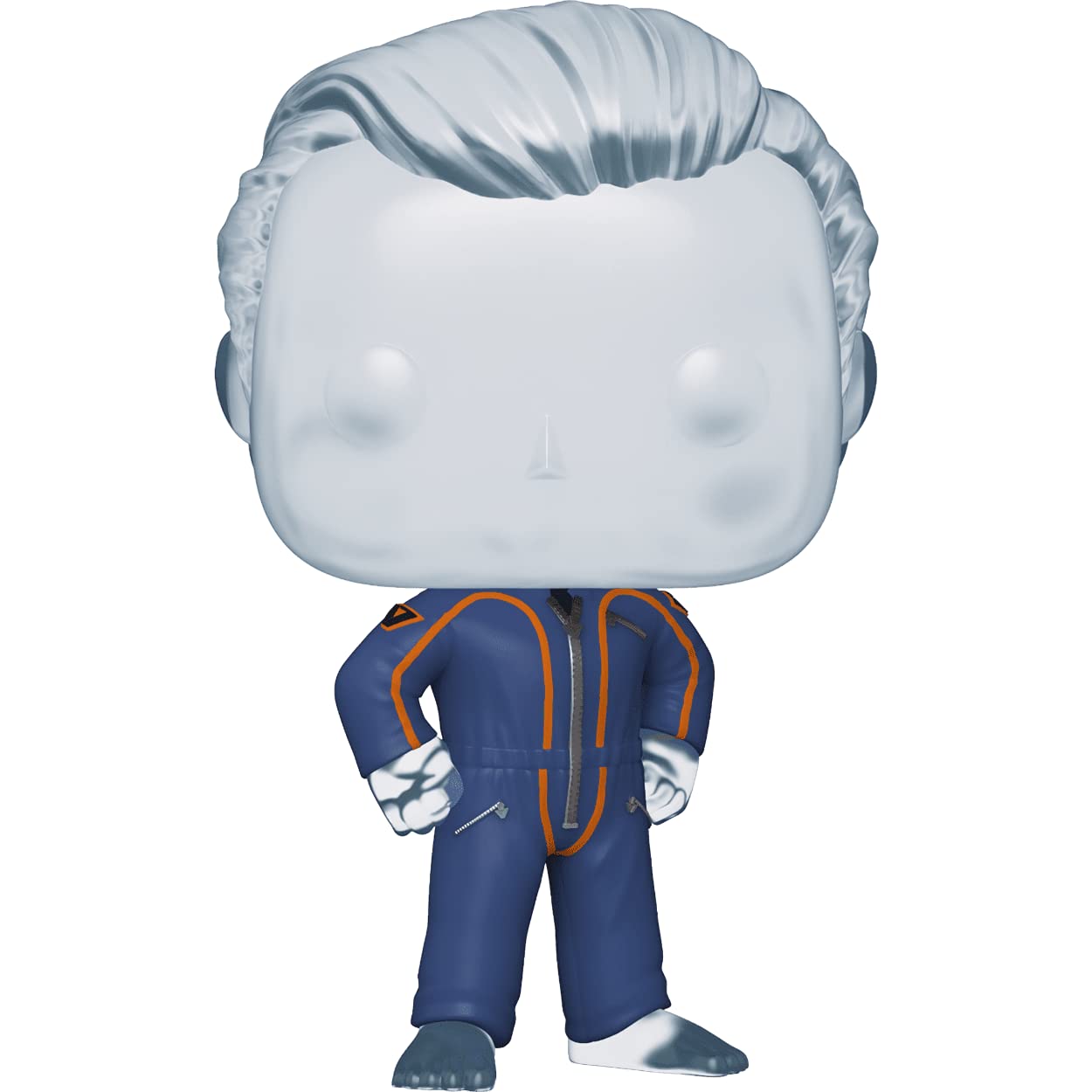 Funko Translucent: P o p ! TV Vinyl Figurine Bundle with 1 Compatible 'ToysDiva' Graphic Protector (981-48195 - B)
