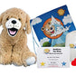 Stuffems Toy Shop Make Your Own Stuffed Animal 16" "Goldie The Lab/Retriever - No Sew - Kit with Cute Backpack!