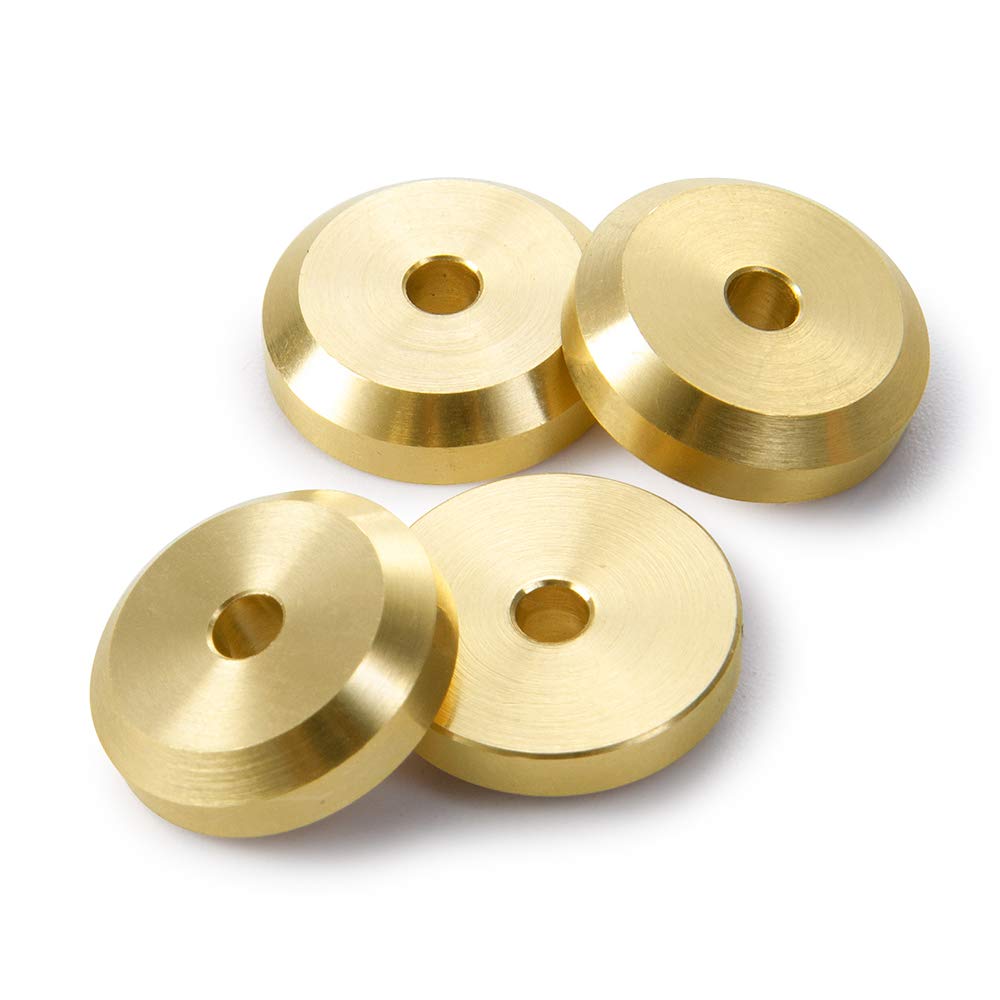 RCLions Brass Drive Stub +4mm,Front&Rear Axles Wheel Weights for 1:24 Axial SCX24 AXI90081 Deadbolt RC Crawler Car Upgrades Accessories