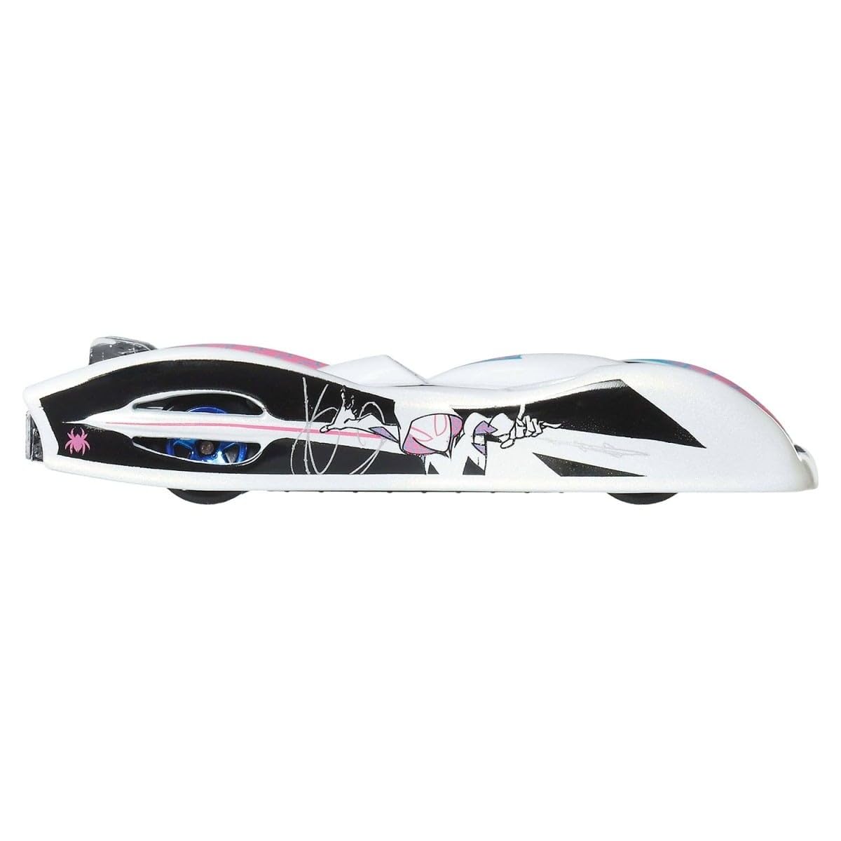 Hot Wheels Silver Series Spider Man Ground FX [Ghost Spider] 2/5, 1:64 Scale Diecast Toy Vehicle