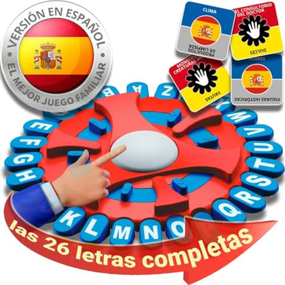 YILCER 26 Teclas Basta Juego De Mesa, Juegos De Mesa En EspañOl, Spanish Games, Quick Thinking Letter Pressing Word Game, A Great Board Game